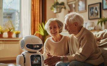 Robot assistant ElliQ pour seniors : autonomie et compagnie technologique