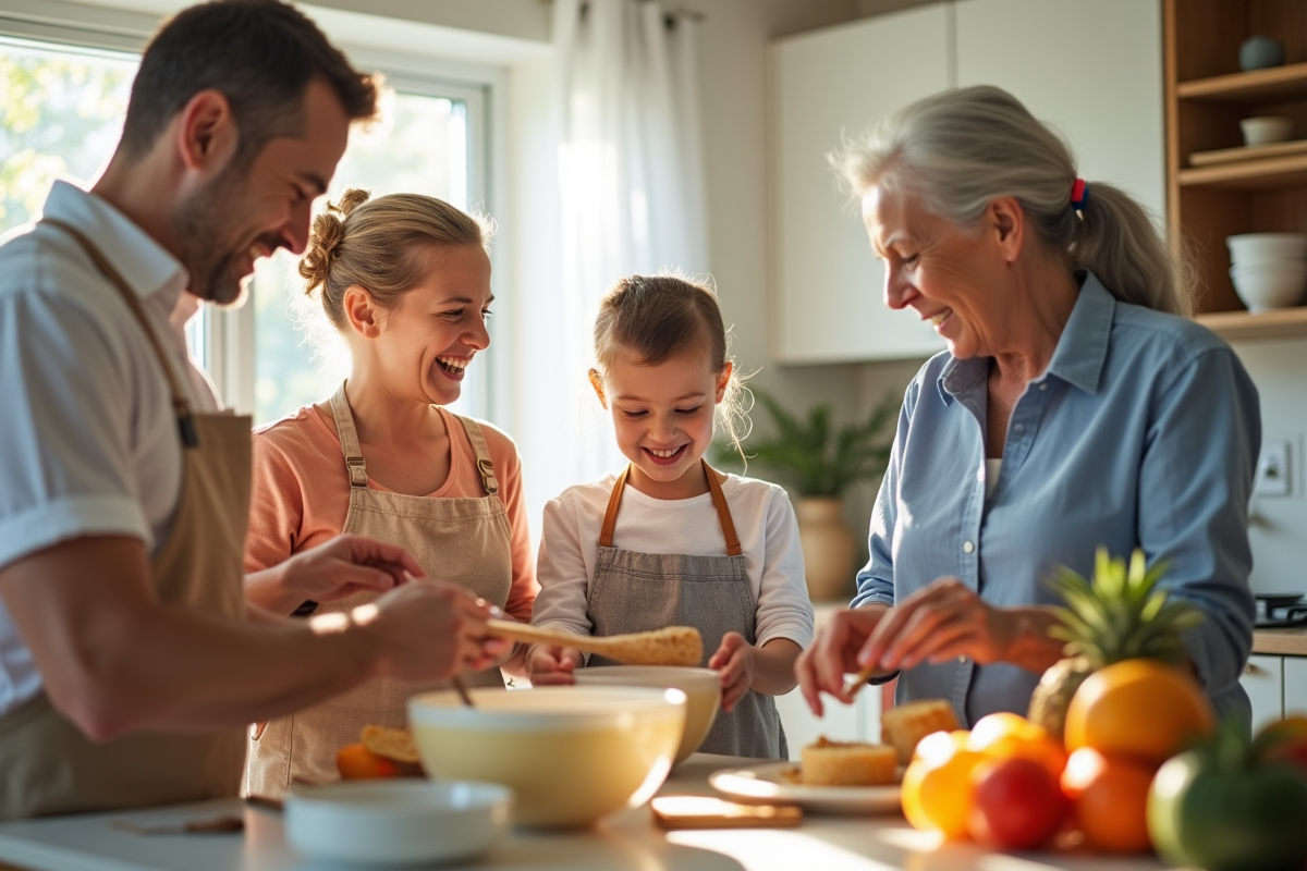 famille intergénérationnelle
