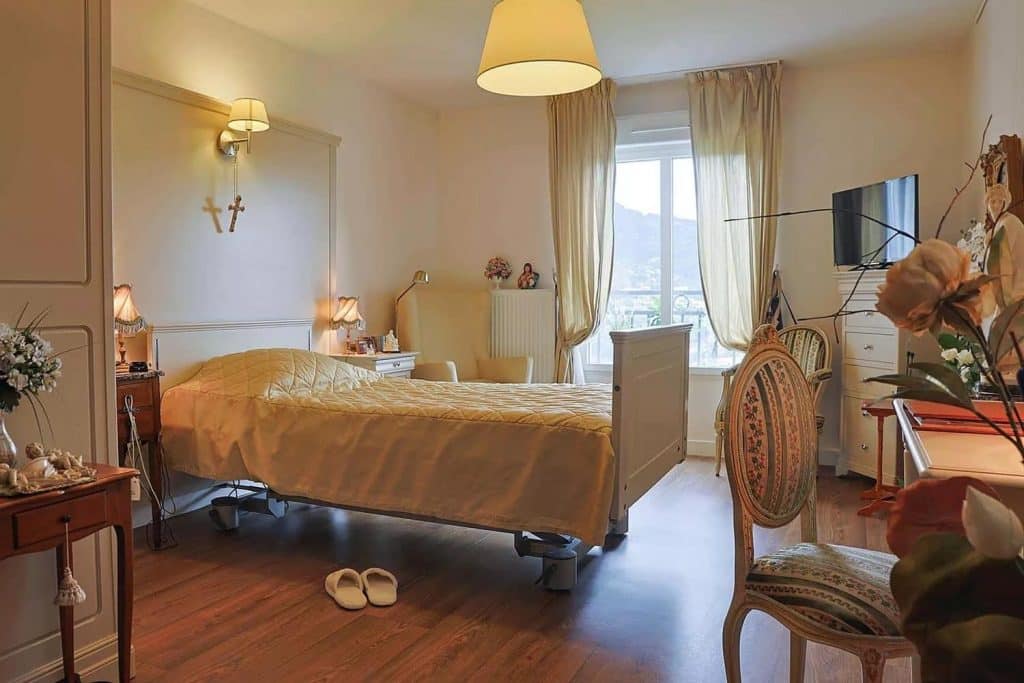 Chambre d'une maison de retraite