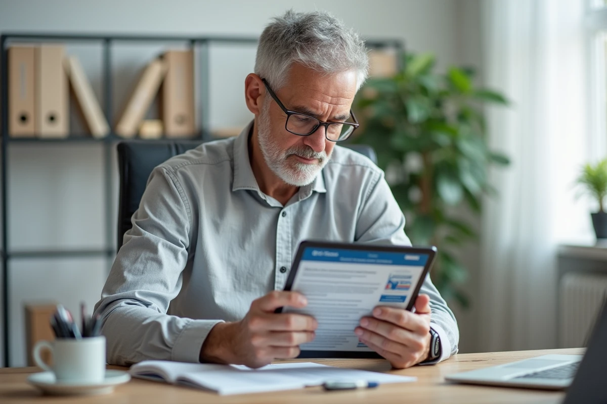 Fils adulte recherchant les aides financières disponibles pour financer la maison de retraite de ses parents