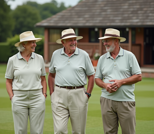 Réduction seniors au cricket : est-ce proposé ? Groupe de seniors regardant un match de cricket en extérieur